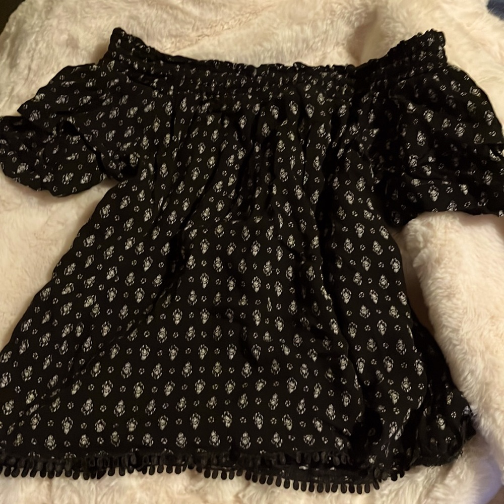 Floral off the shoulder top